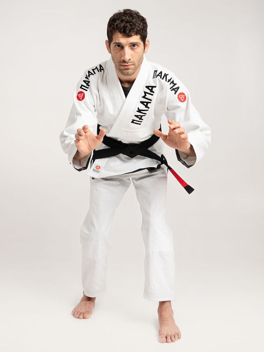 Nakama Uniform Brasilianisches Jiu Jitsu Weiß