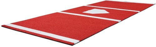 Baseball Mat Vevor 300x116cm Baseball Mat Outdoor Training Red