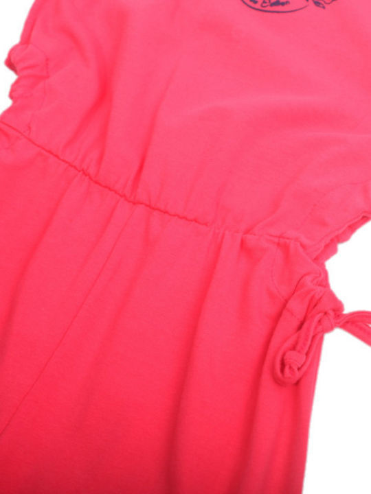 Kinder Overall Stoff Fuchsie