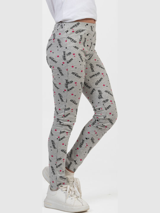 Kinder Leggings Lang Gray