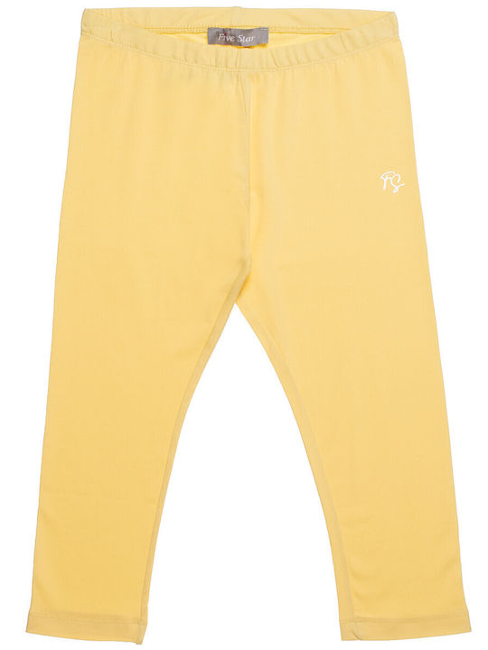 Kinder Leggings Capri Weiß