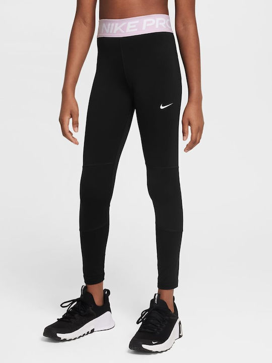 Kids Legging Sports Long Dri-Fit Black / Doll / White Pro