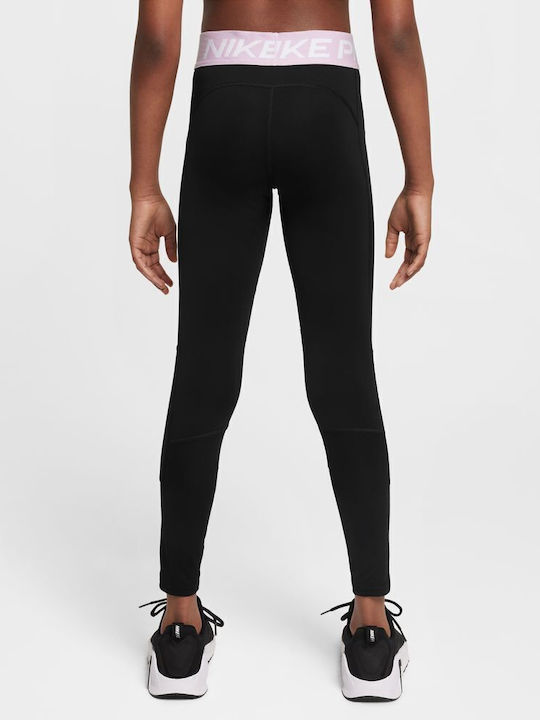 Kids Legging Sports Long Dri-Fit Black / Doll / White Pro
