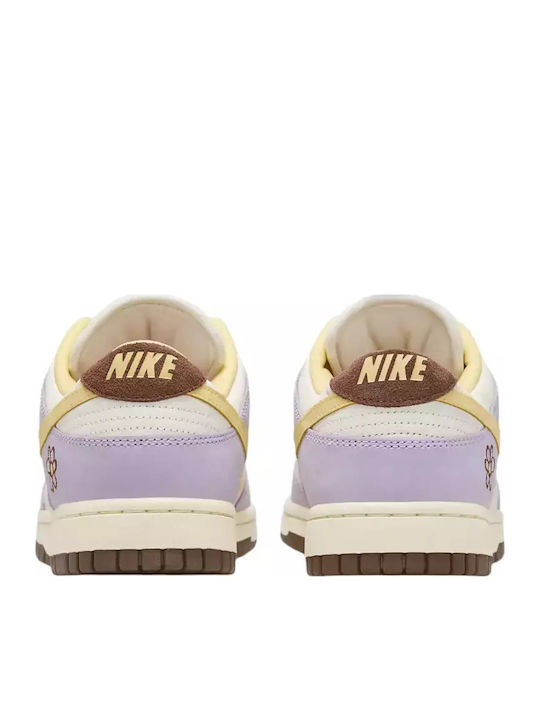 Dunk Cu Talpă Joasă PRM Adidași Pentru Femei Lilac Bloom / Soft Galben-sail