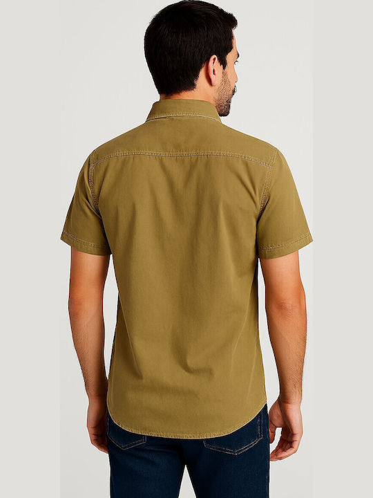 Kurzärmlig Hemd Beige