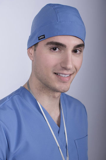 Numascrubs Men's Light Blue Surgical Cap