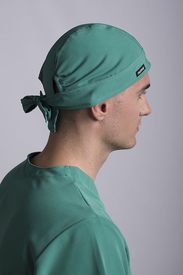 Numascrubs Men's Green Surgical Cap