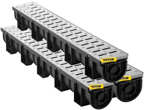 Vevor Stainless Steel Channel Gray 3pcs