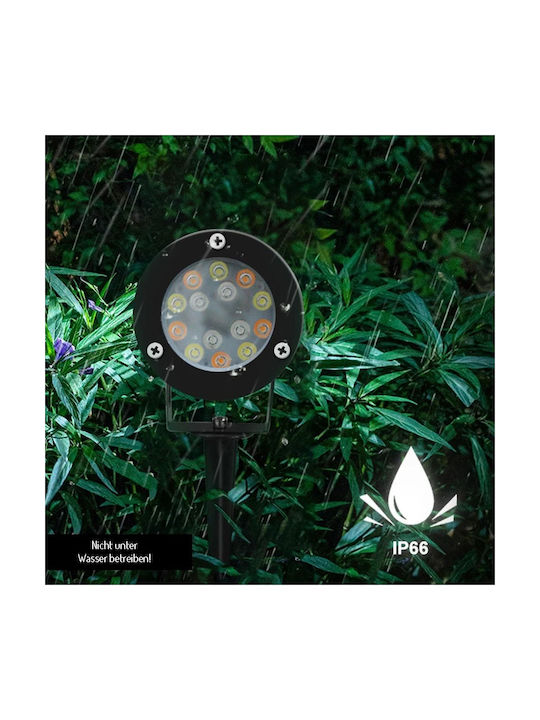 Gledopto Gledopto Außenstehlampe LED 7W mit Warm zu kühlem Weiß IP66 Schwarz