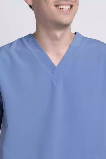 Numascrubs Medizinische Bluse Hellblau