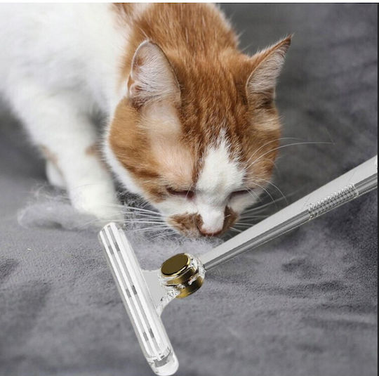 Perie Pentru Îndepărtarea Scamelor Flippy Haine Păr de Animale Manuală Dublă Față Multifuncțională 12x14.5 Cm Accesoriu Casă Alb