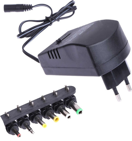 Andowl Yc-668 Universal Power Adapter Adjustable Voltage 3 to 12V 2.1A with Power 25.2W with Plug Set