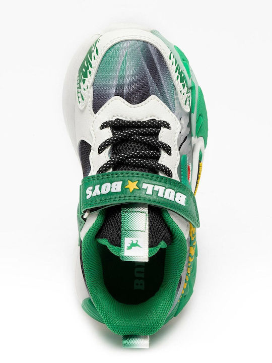 Παιδικά Sneakers με Φωτάκια Πράσινα