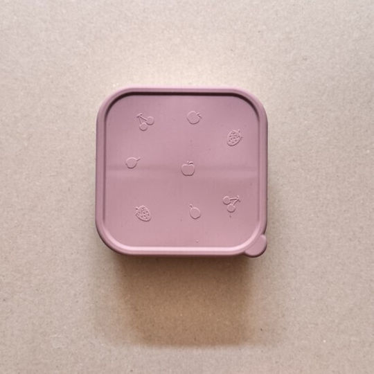 Nok Nok Snackbox Recipient pentru copii din silicon 0.8lt Violet