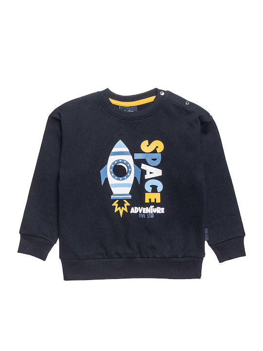 Kids Sweatpants Set Navy Blue 2pcs