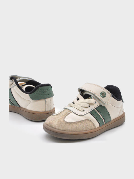 Kids Sneakers with Scratch Beige