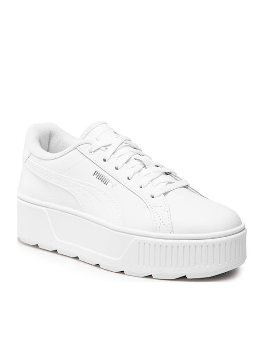 PUMA Carmen Flatforms Sneakers Λευκά