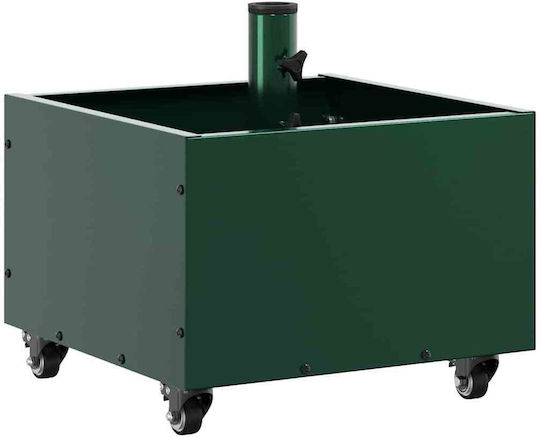 vidaXL Topf Metallisch Green 45x45x45cm.