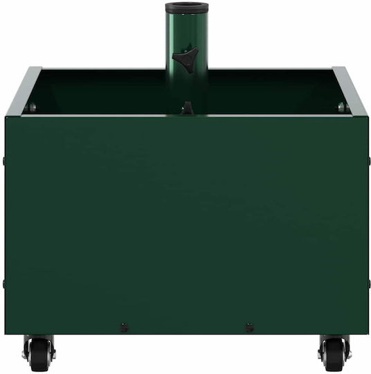 vidaXL Topf Metallisch Green 45x45x45cm.