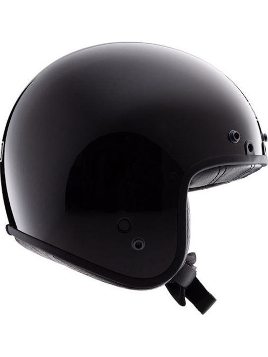 Simpson Chopper Black Κράνος Μηχανής Jet ECE 22.06