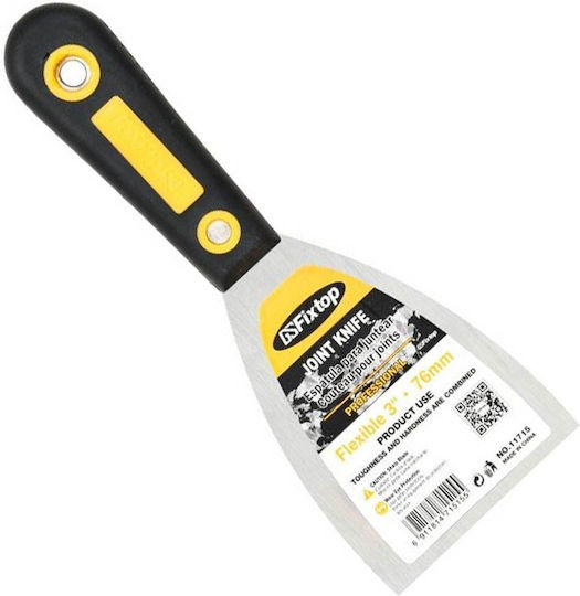 Fixtop Gemeinsames Messer Metallischός 127mm mit Kunststoffgriff 06209 AMD177-016