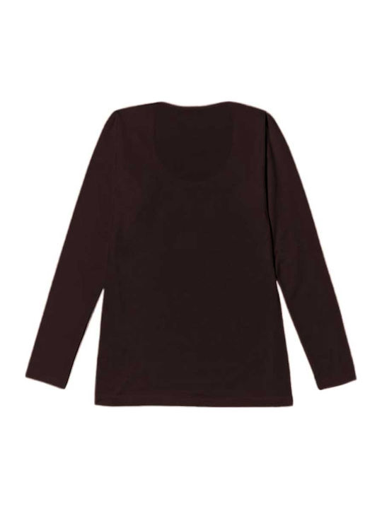 Women's Long Sleeve T-Shirt Charcoal