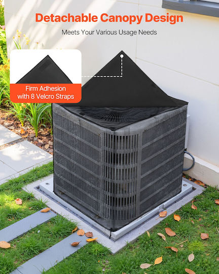 Vevor 914 X 914 X 1010 Mm Abdeckung Für Klimaanlage Doppelwandiges Abnehmbares Dach