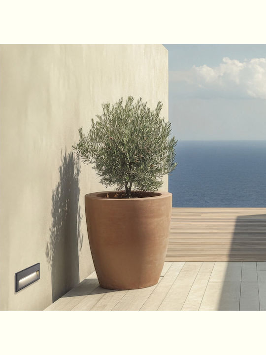 Zambelis Lights Wall-Mounted Outdoor Light LED IP65 6W with Warm White Light 3.5x22.7x12εκ.