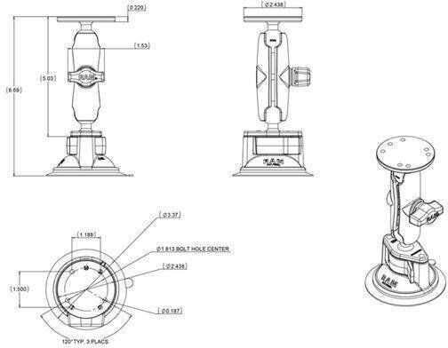 RAM Mount Βάση POS
