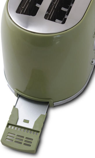 Rohnson Nostalgia Toaster 2 Schlitze 800W Grün