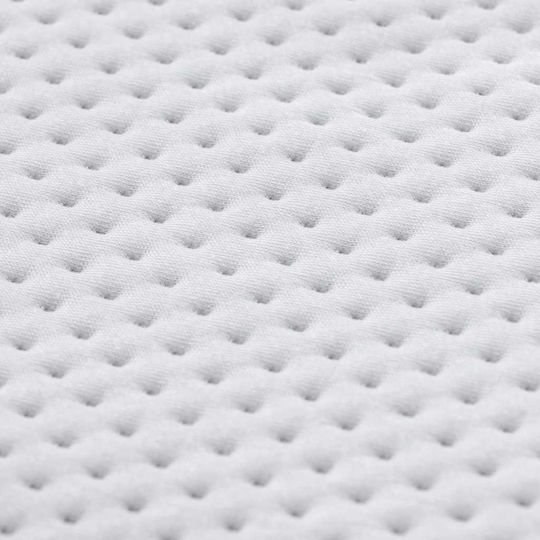 vidaXL Schutzauflage Doppel Weiß 140x190cm