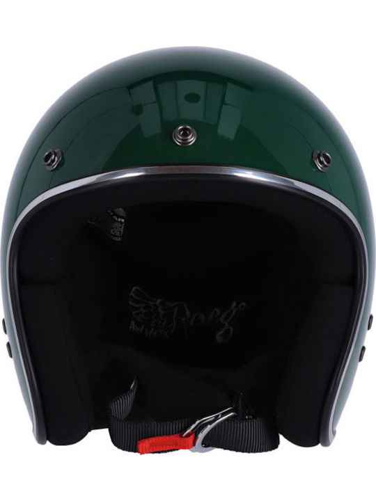 Roeg Jett Racing Green Κράνος Μηχανής Jet ECE 22.05