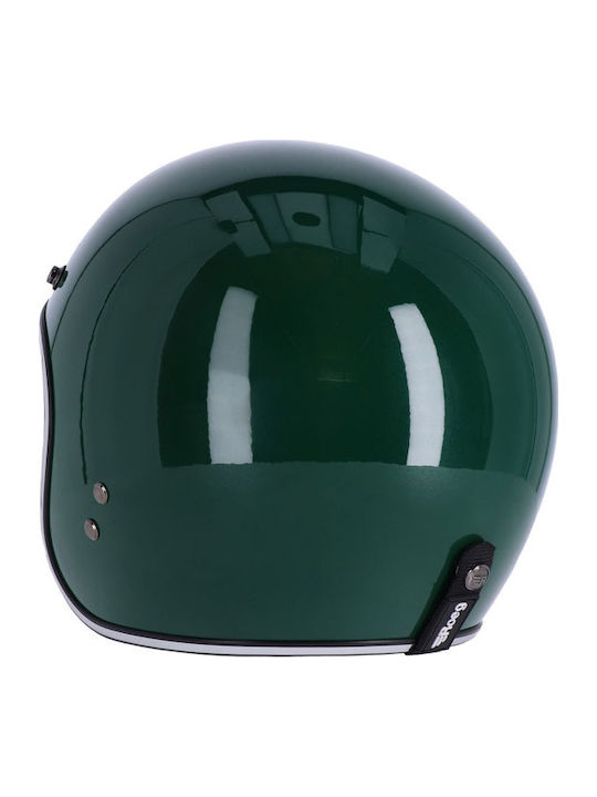 Roeg Jett Racing Green Κράνος Μηχανής Jet ECE 22.05