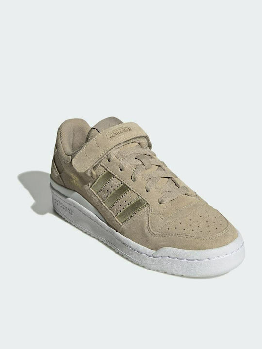 Forum Low Damen Sneakers Beige Tone / Cloud White / Matte Gold
