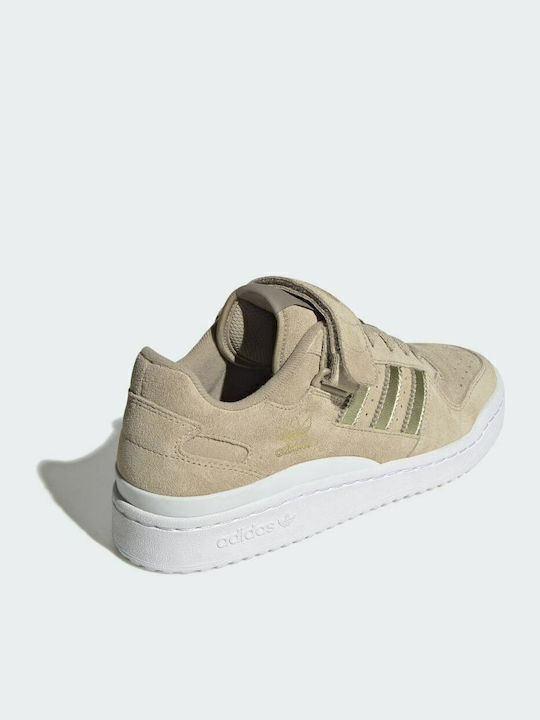 Forum Low Damen Sneakers Beige Tone / Cloud White / Matte Gold