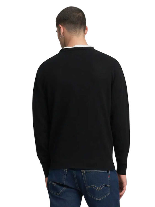 Replay Long Sleeve Sweater Black