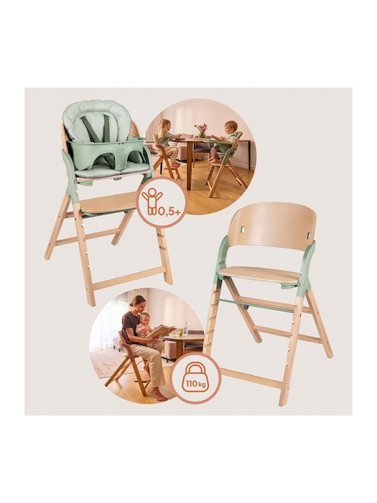 Lionelo Megan Highchair 3 in 1 & Fabric Seat Green