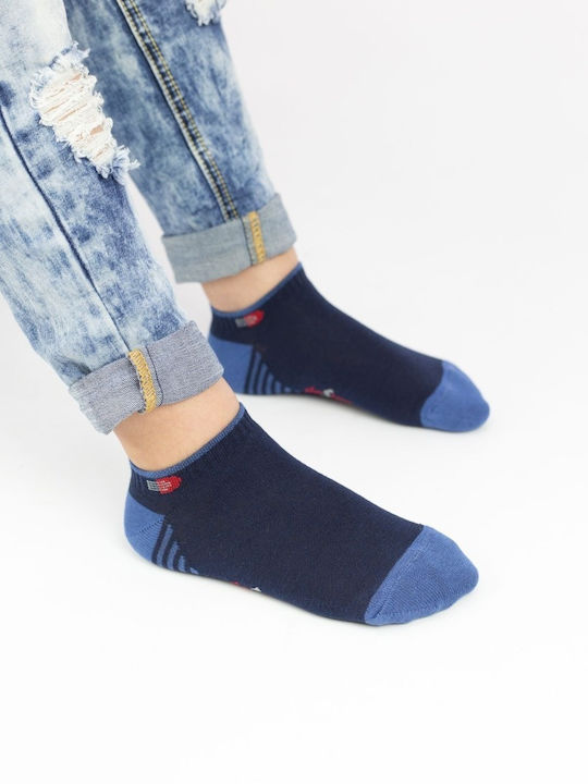 Design Socks Kids' Ankle Socks Colorful 3 Pairs