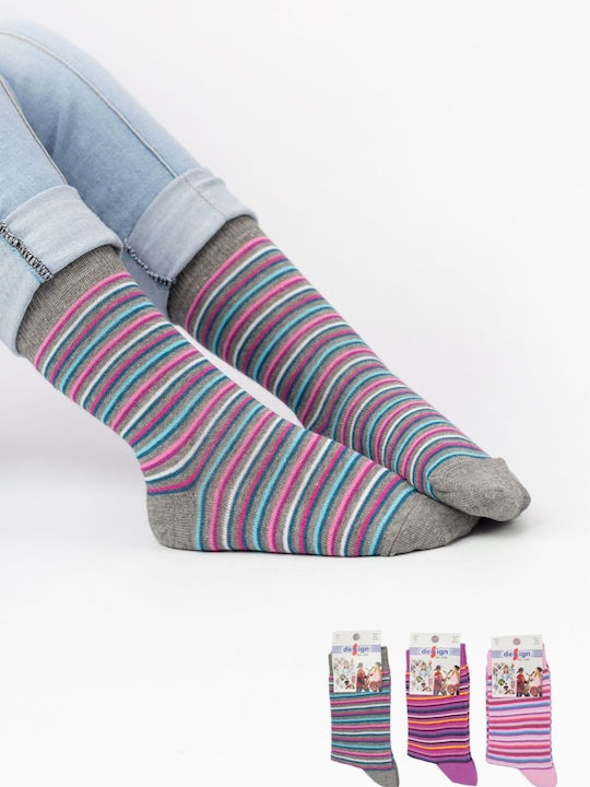 Design Socks Παιδικές Κάλτσες Πολύχρωμο 3 Ζευγάρια