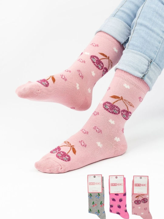 Design Socks Παιδικές Κάλτσες Πολύχρωμο 3 Ζευγάρια
