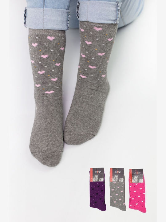 Design Socks Παιδικές Κάλτσες Πολύχρωμο 3 Ζευγάρια