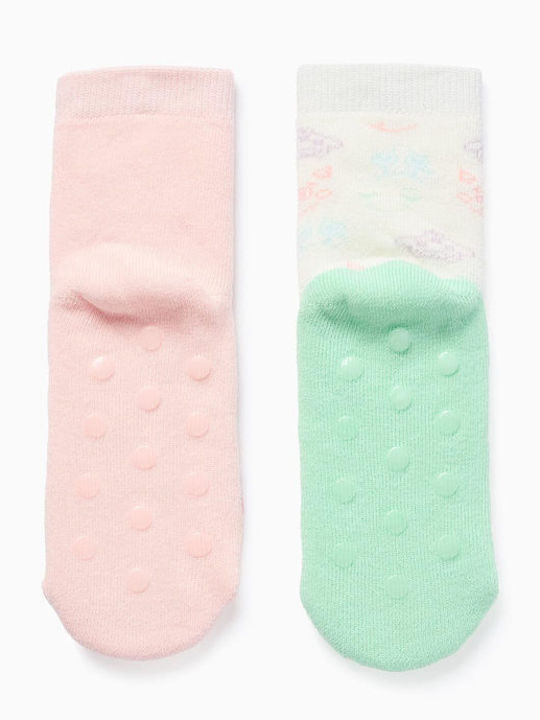 Zippy Kindersocken Rutschfest Pink 2 Paar