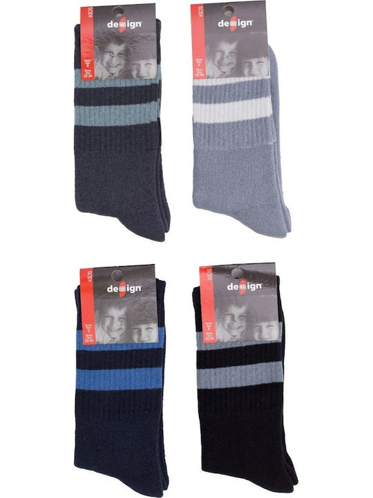 Design Socks Детски чорапи Black 4 Чифта