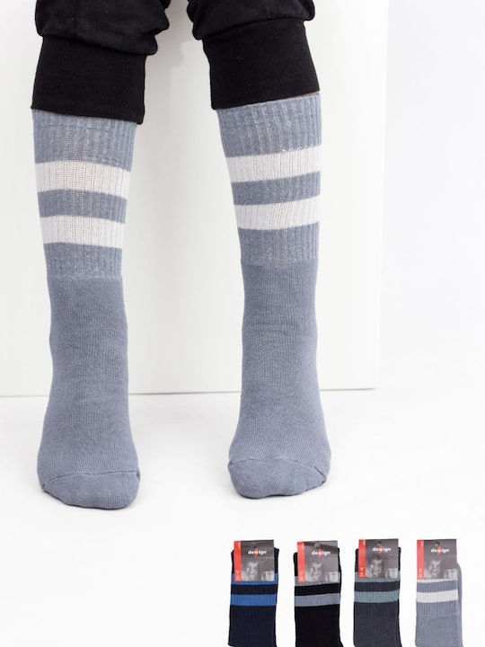 Design Socks Παιδικές Κάλτσες Μαύρο 4 Ζευγάρια