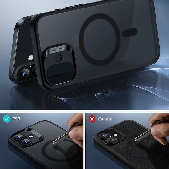 ESR Classic Hybrid Halolock Back Cover Silicone / Plastic Black (iPhone 17)
