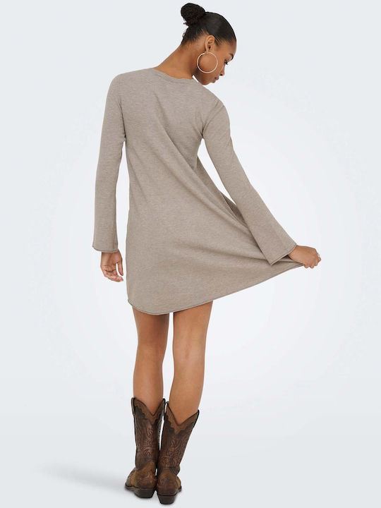 Life Mini Kleid Beige