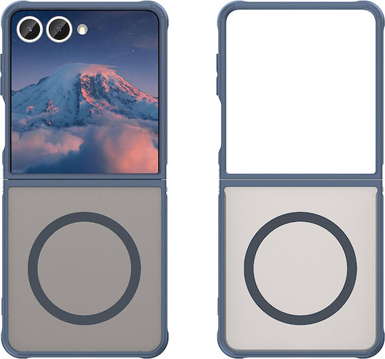 Techsuit Halofrost Ii Back Cover Plastic Navy Blue (Galaxy Z Flip7)