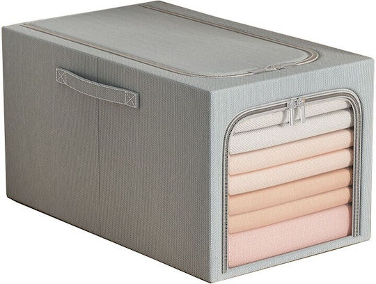 material textil Casetă pentru Haine în Culoare Albastru 45x30x23cm 1buc