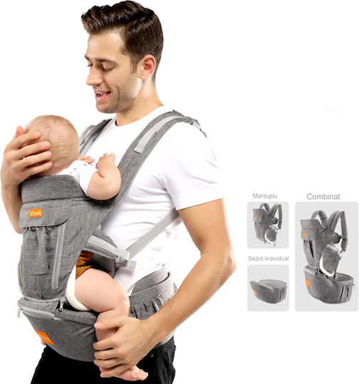 Tumama Kids Klassischer Tragesack Gray mit Maximalgewicht 15kg