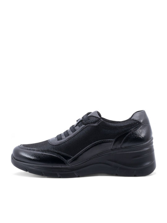 Γυναικεία Flatforms Sneakers Μαυρο